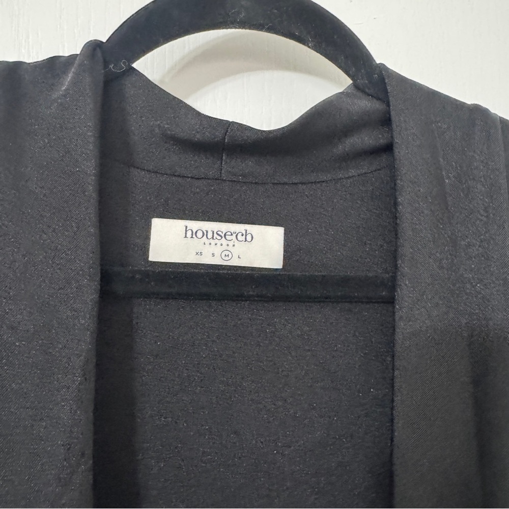 House of CB Black Plunge Maxi Dress - Picture 8 of 11